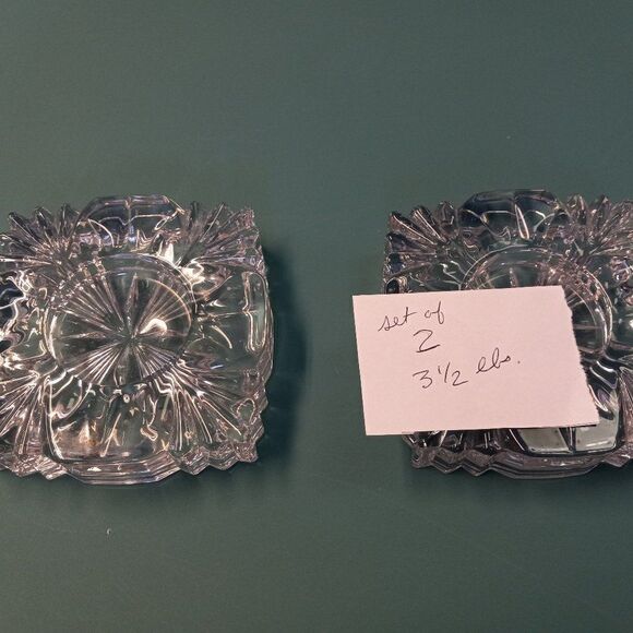 Crystal Tea Candle Anna Hutte Bleikristall Lead Crystal Candle Holder (2) - Picture 6 of 7